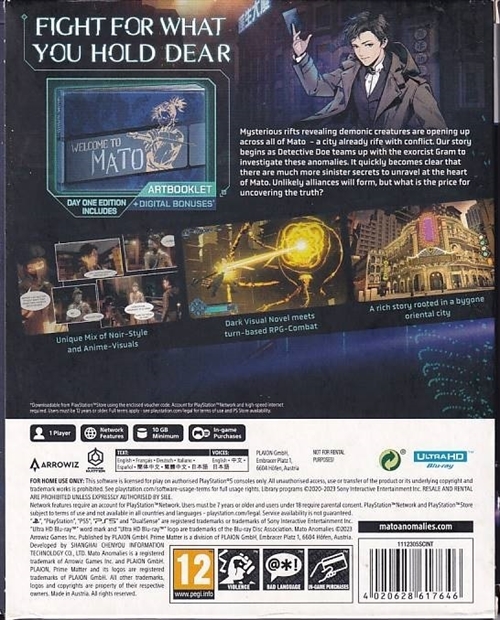 Mato Anomalies Day One Edition - PS5 (A-Grade) (Genbrug)